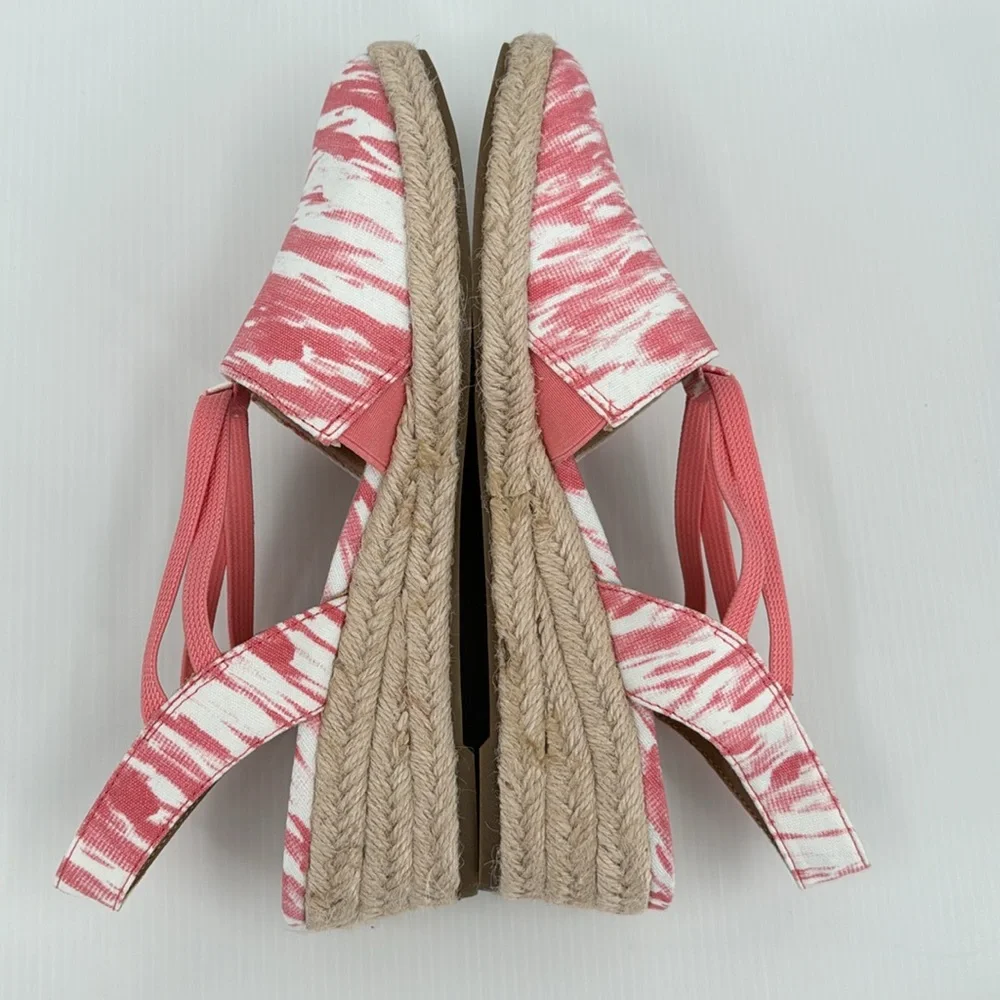 Life Stride Velocity 2.0 Katrina 2 size 7 Pink & White Espadrille New‎